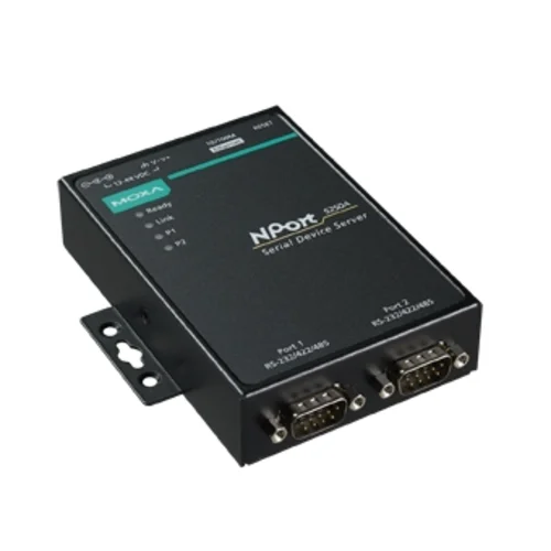 NPort 5250A 2-портовый усовершенствованный преобразователь RS-232/422/485 в Ethernet NPort 5250A 2-портовый усовершенствованный преобразователь RS-232/422/485 в Ethernet